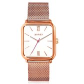 ZINZI horloge ZIW808M Square Roman + gratis armband t.w.v. €29,95