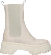 Sacha - Dames - Off white leren chelsea boots - Maat 41