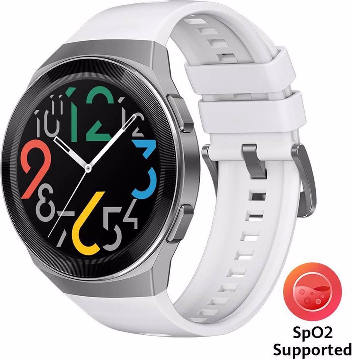 Huawei Watch GT 2e Sport - Sporthorloge - 46 mm - Wit | bol.com