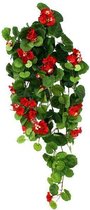 Hanggeranium rood kunstplant 90cm