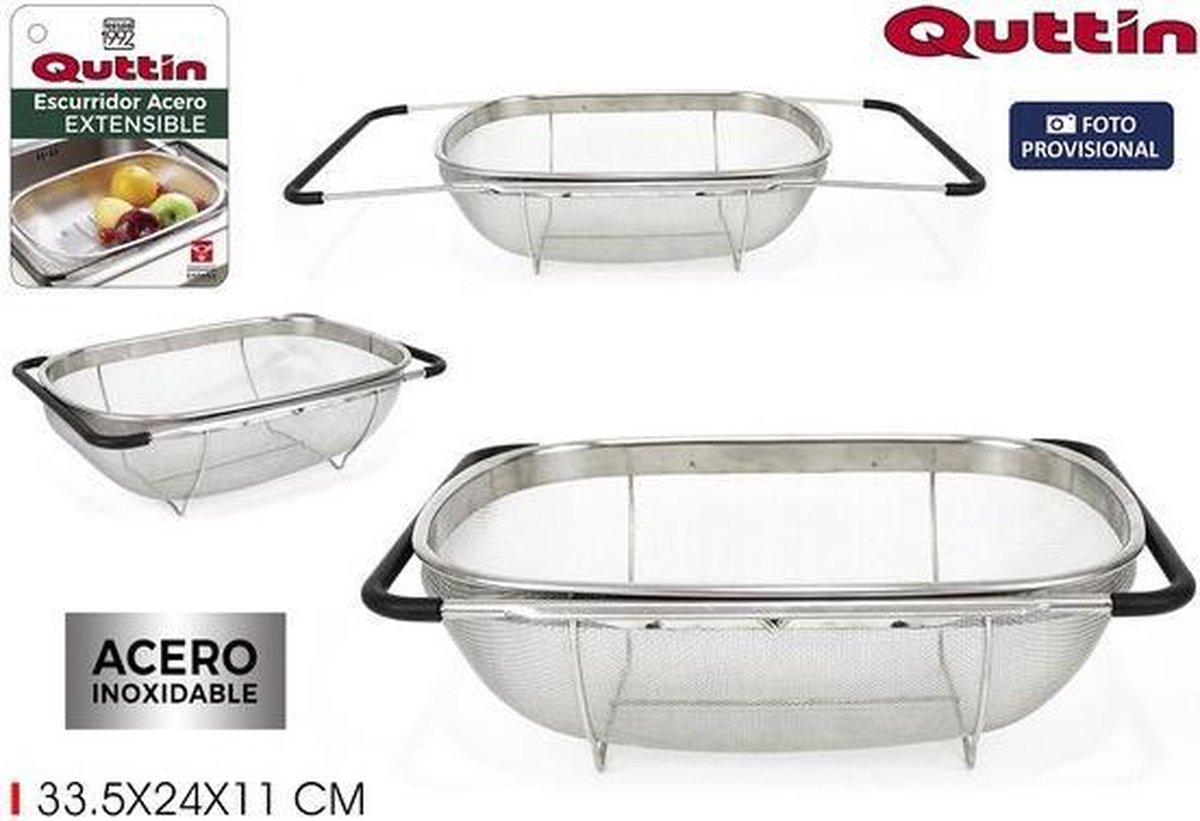 Goedkoopste Quttin - Uitschuifbare zeef - 33.5x24 cm