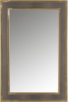 Wandspiegel rechthoek goud metaal (r-000SP38031)