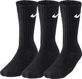Nike  Swoosh  Sokken (regular) - Maat 34-36 - Unisex - zwart