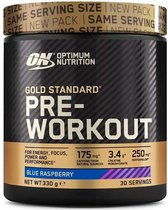Optimum Nutrition Gold Standard Pre-Workout - Blue Raspberry - 330 gram (30 doseringen)