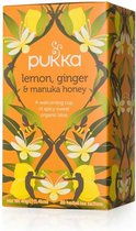 Pukka Thee Lemon, Ginger Momile, Gingera en Manuka Honey 20 stuks