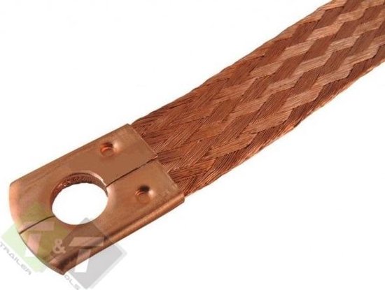 Doorsnede massaband: 16 mm² lengte: 200 mm 10 stuks aardingsband