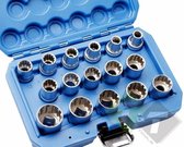 Splinedoppen set, Spline dop, Doppen, 16 delig