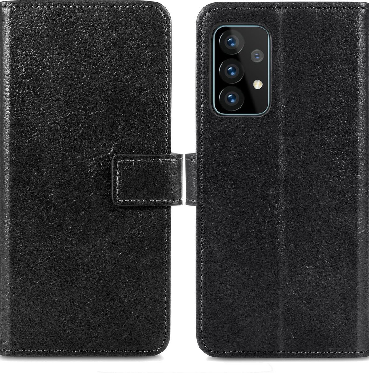 iMoshion Hoesje Geschikt voor Samsung Galaxy A52 (4G) / A52s / A52 (5G) Hoesje Met Pasjeshouder - iMoshion Luxe Bookcase - Zwart - iMoshion