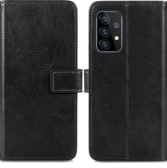 iMoshion Hoesje Geschikt voor Samsung Galaxy A52 (4G) / A52s / A52 (5G) Hoesje Met Pasjeshouder - iMoshion Luxe Bookcase - Zwart