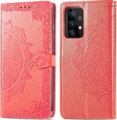 iMoshion Mandala Booktype Samsung Galaxy A72 hoesje - Rood