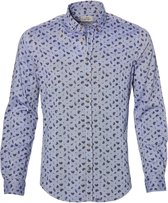 Hensen Overhemd - Slim Fit - Blauw - L
