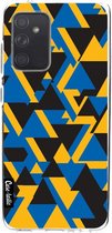 Casetastic Samsung Galaxy A52 (2021) 5G / Galaxy A52 (2021) 4G Hoesje - Softcover Hoesje met Design - Mixed Triangles Print