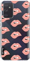 Casetastic Samsung Galaxy A72 (2021) 5G / Galaxy A72 (2021) 4G Hoesje - Softcover Hoesje met Design - Lips everywhere Print