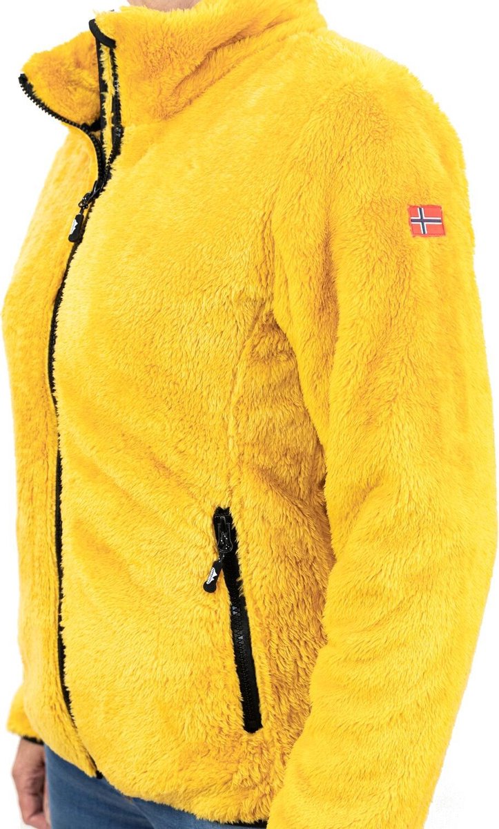 Nordberg fleece vest EVY yellow maat M
