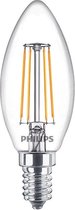 Philips LED Kaars Transparant 40W E14 Warm Wit Licht