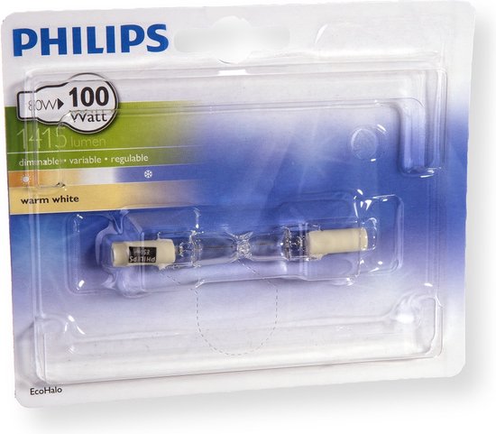 tieners garen ruimte Philips EcoHalo 78mm 80W Bls/1 | bol.com