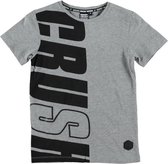 Crush denim grijs jongens t-shirt - Maat 140