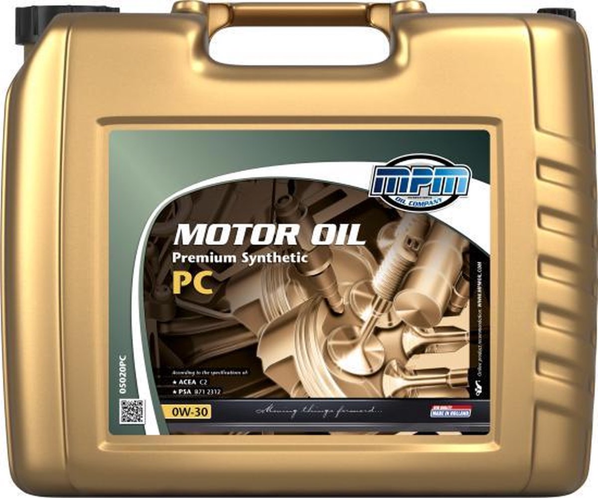 MPM Motorolie 0w30 PC - 20 liter