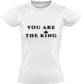 You are the king dames t-shirt | koning | koningsdag | koningklijk | cadeau | Wit
