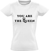 You are the queen dames t-shirt | koningin | koninginnendag | koningklijk | cadeau | Wit