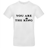 You are the king heren t-shirt | koning | koningsdag | koningklijk | cadeau | Wit