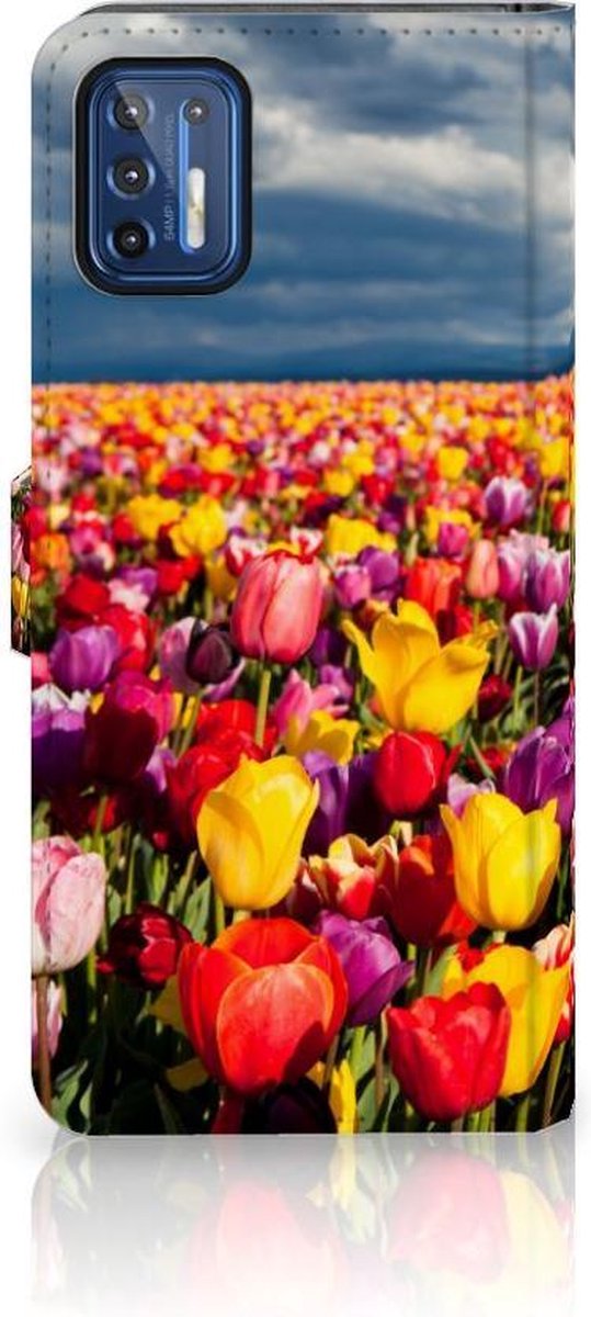 Motorola Moto G9 Plus Hoesje Tulpen