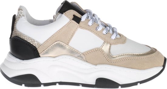 HIP H1752 Sneakers Wit Beige Goud - Maat 31 | bol.com