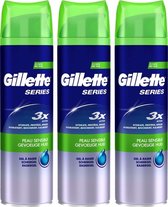Gillette Series Gel Gevoelige huid 3x200ml