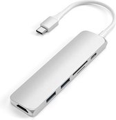 Satechi TYPE-C Slim Multiport Adapter V2 - Silver