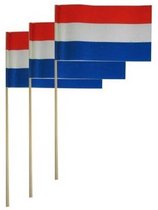 Zwaaivlaggetjes - Nederland - Papier - 50st.