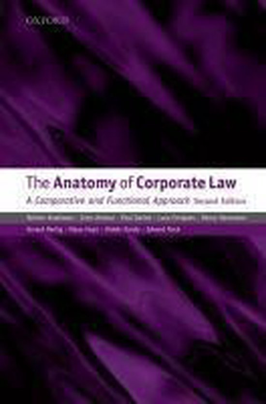 Boek 'The Anatomy of Corporate Law: A Comparative and Functional Approach' tweede editie.