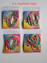 Starszoo rainbow rope - regenboog touw - magic trics ztrings 4 stuks