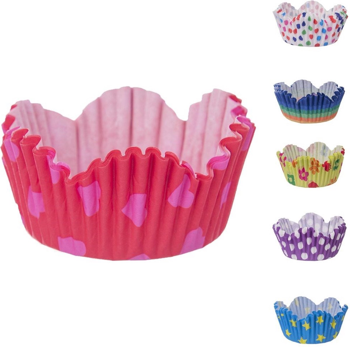 Cupcake Vormpjes Papier 7 cm 80 stuks - Muffinvormpjes - Muffin - Muffinvorm - Bakvorm