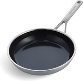 KitchenAid Multi-Ply koekenpan ø28cm - RVS - inductie - anti-aanbak - PFAS-vrij