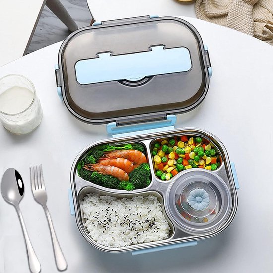 Roestvrijstalen Geïsoleerde Lunchbox Dubbele Laag ... – Grandado