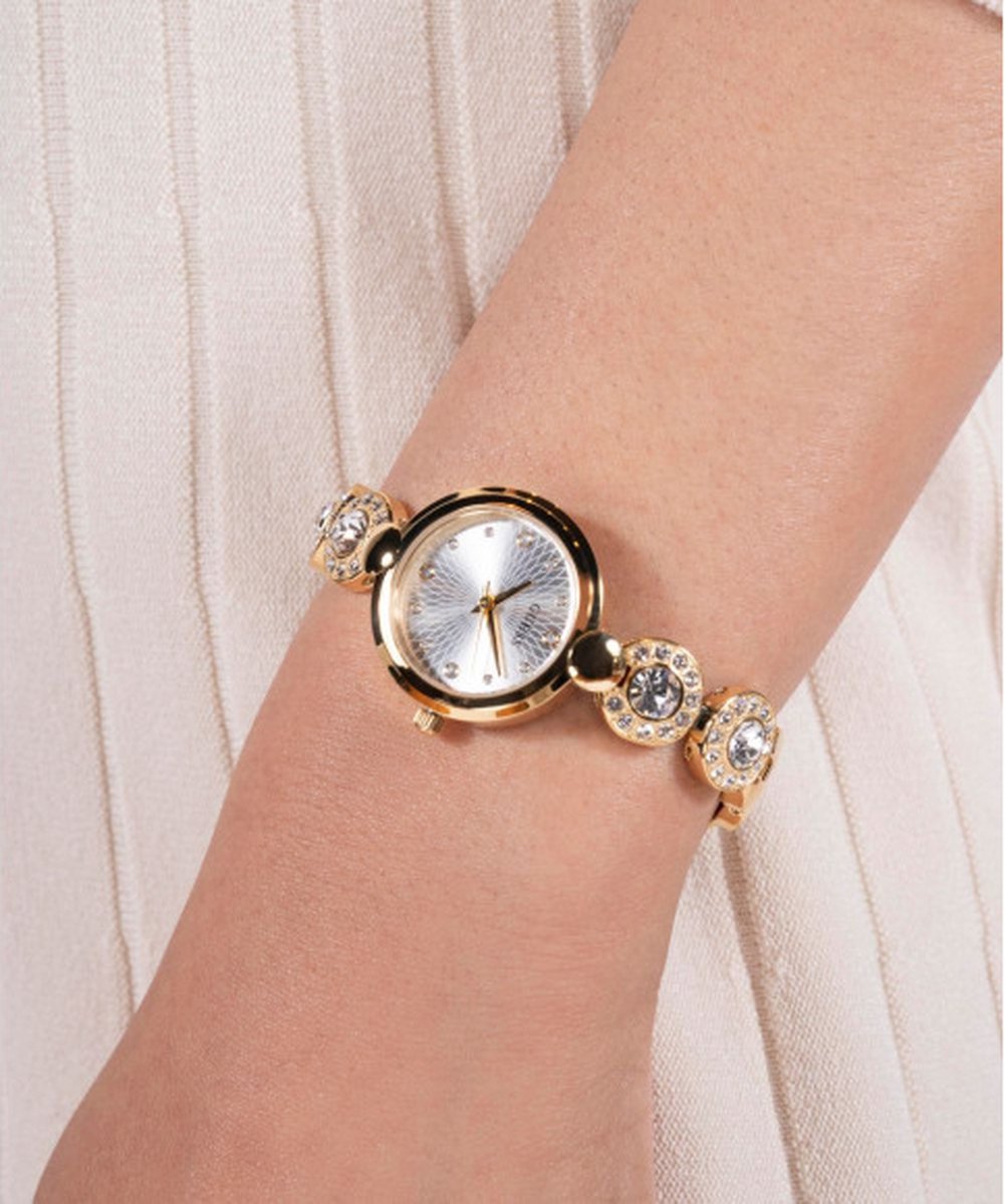 Guess Stardom Kwarts Analoog Horloge Gouden Toon Case: 100% Recycled Steel | Armband: 100% Recycled Steel 26 GW0757L1, GW0757L2, GW0757L3