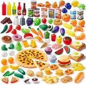 Keukenspeelgoed, 135 delen, Levensmiddelen, Groenten, Fruit, Kinderen, Peuters, Educatief, Rollenspel Speelgoed