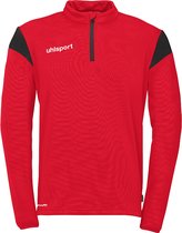 Uhlsport Squad 27 Ziptop Heren - Rood / Zwart | Maat: 3XL