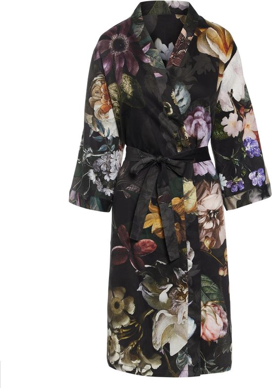 Essenza Sarai Fleur Festive Kimono Blooming Black - L