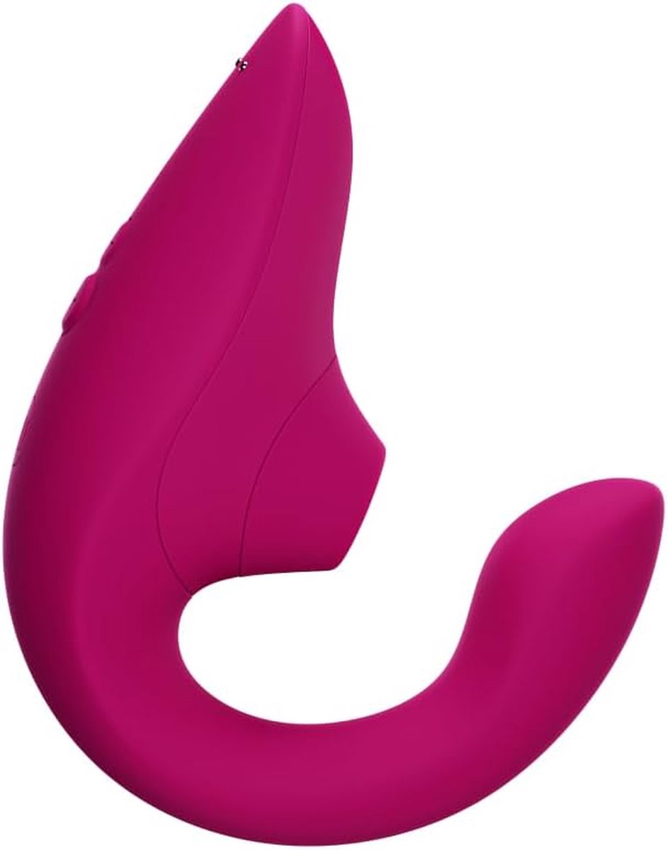 Goedkoopste Womanizer Blend Dubbele Stimulator - Rabbit-Vibrator - Pleasure Air-Clitorisstimulatie - G-Spot-Vibraties en Zuiging van Clitoris - Volwassen Speelgoed voor Vrouwen - Waterdicht en Oplaadbaar - Roze