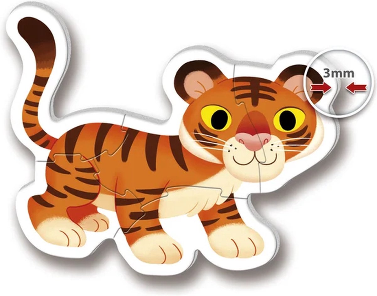 Clementoni - Puzzel - My First Puzzle - Wild Animals - 14 Stukjes - Puzzel Voor Kinderen - Vanaf 2 Jaar — afbeelding 3