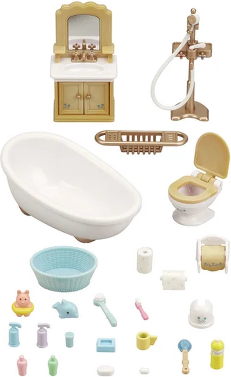 Sylvanian Families 5286 badkamerset-poppenhuisinrichting — afbeelding 11