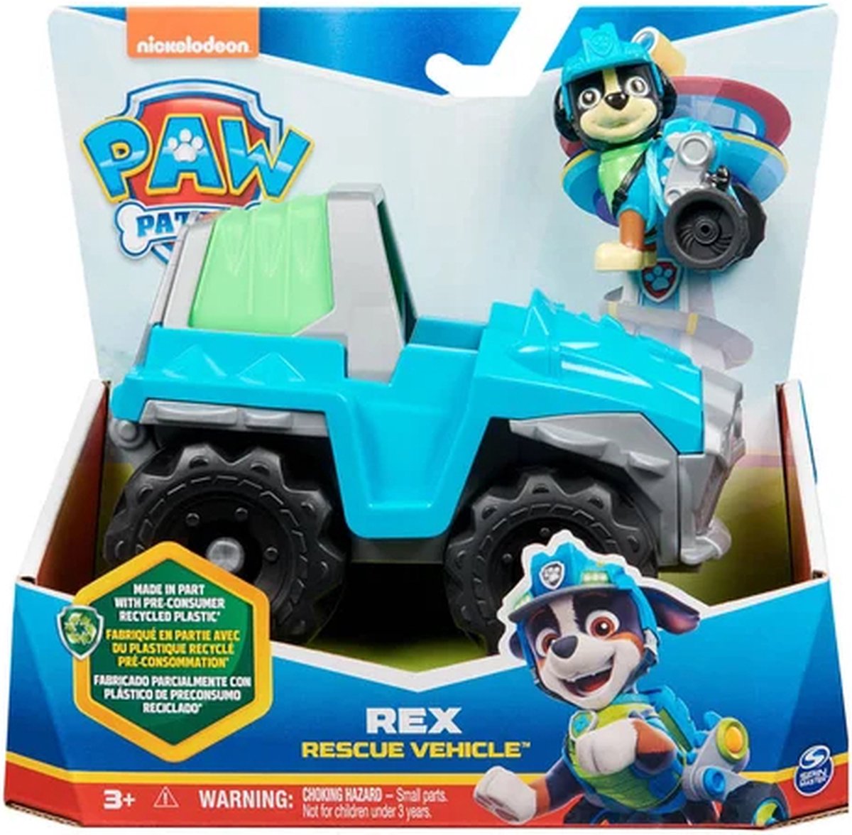 PAW Patrol - Rex's Dinosaur-voertuig - speelgoedauto met speelfiguur — afbeelding 14