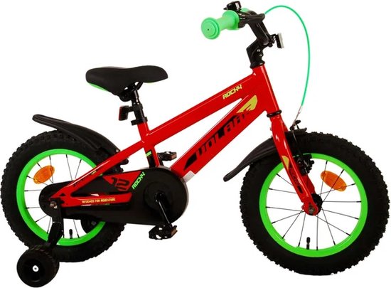Volare Rocky Kinderfiets - Jongens - 14 inch - Rood van Volare — afbeelding 5