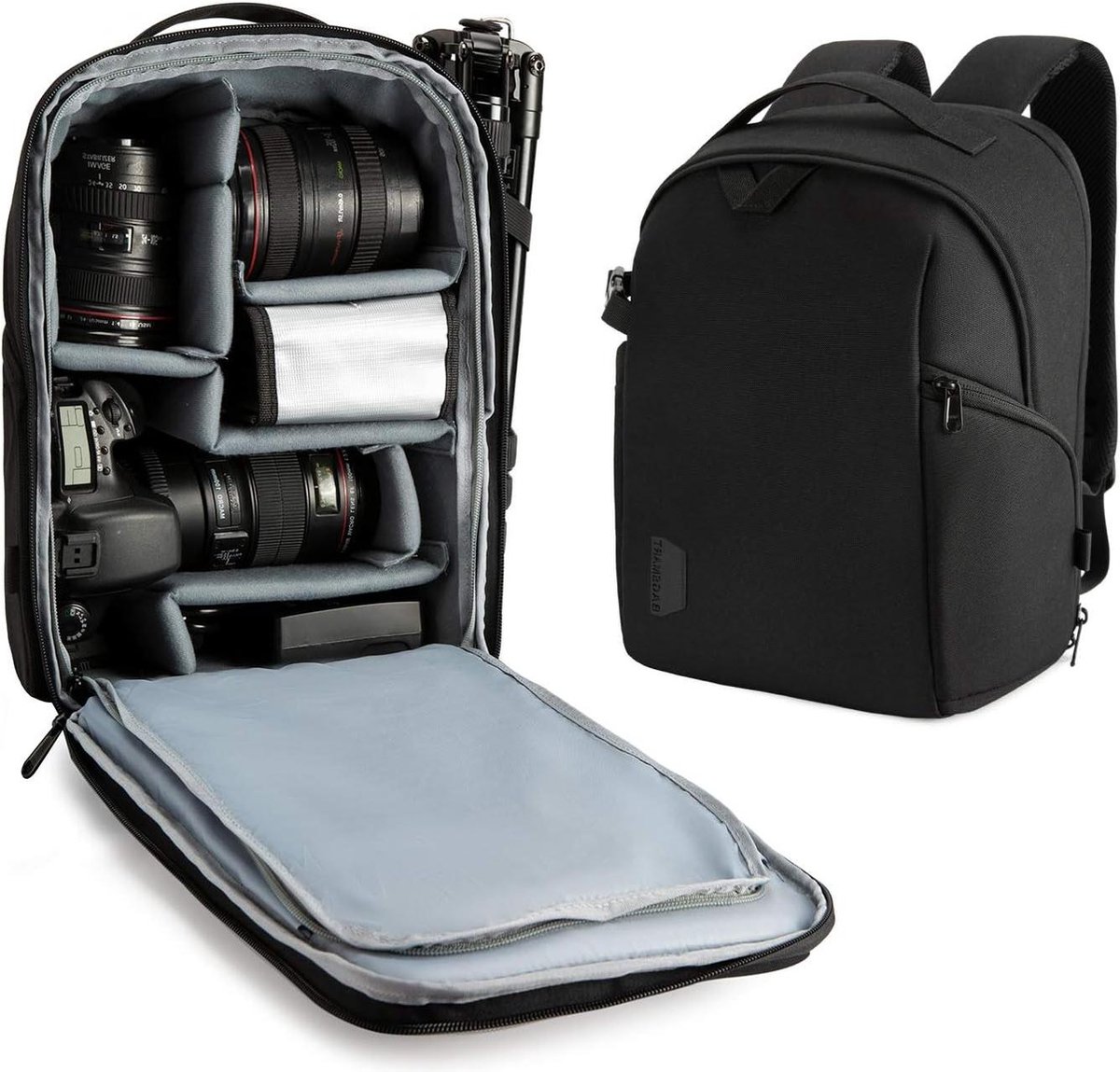 Waterdichte schoudertas voor DSLR-camera accessoires - zwart, voor mannen en vrouwen