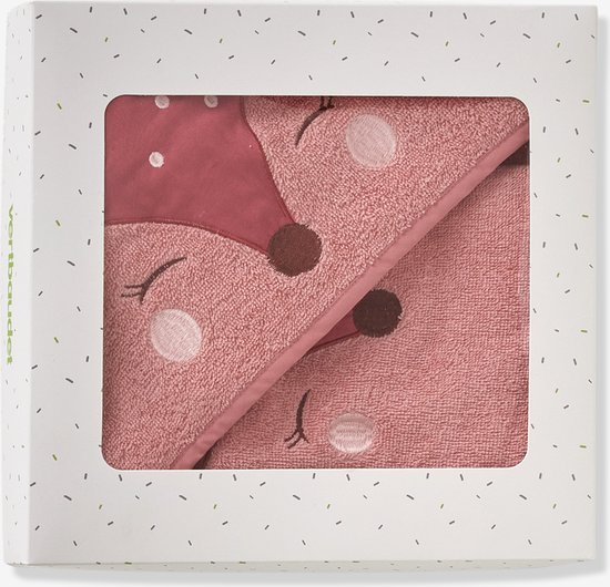 Vertbaudet Cape de bain + gant Biche