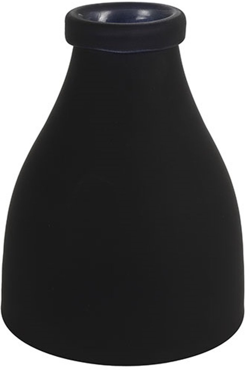 Countryfield Vaas Missy glas L16B16H20CM zwart black