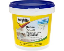 Polyfilla - Buitenvuller (Pasta) - Grijs - 1 L