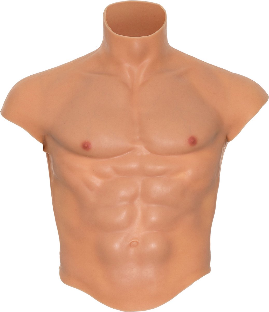 Silicone Torso Pecs and Abs