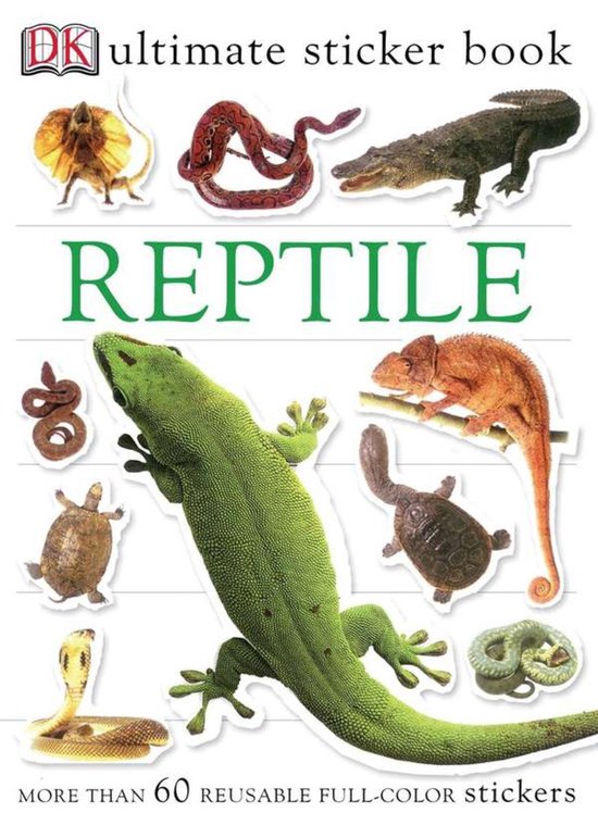 Reptile [With More Than 60 Reusable Full-Color Stickers] - cover